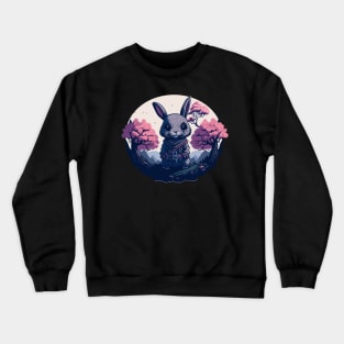 Rabbit Ninja Crewneck Sweatshirt